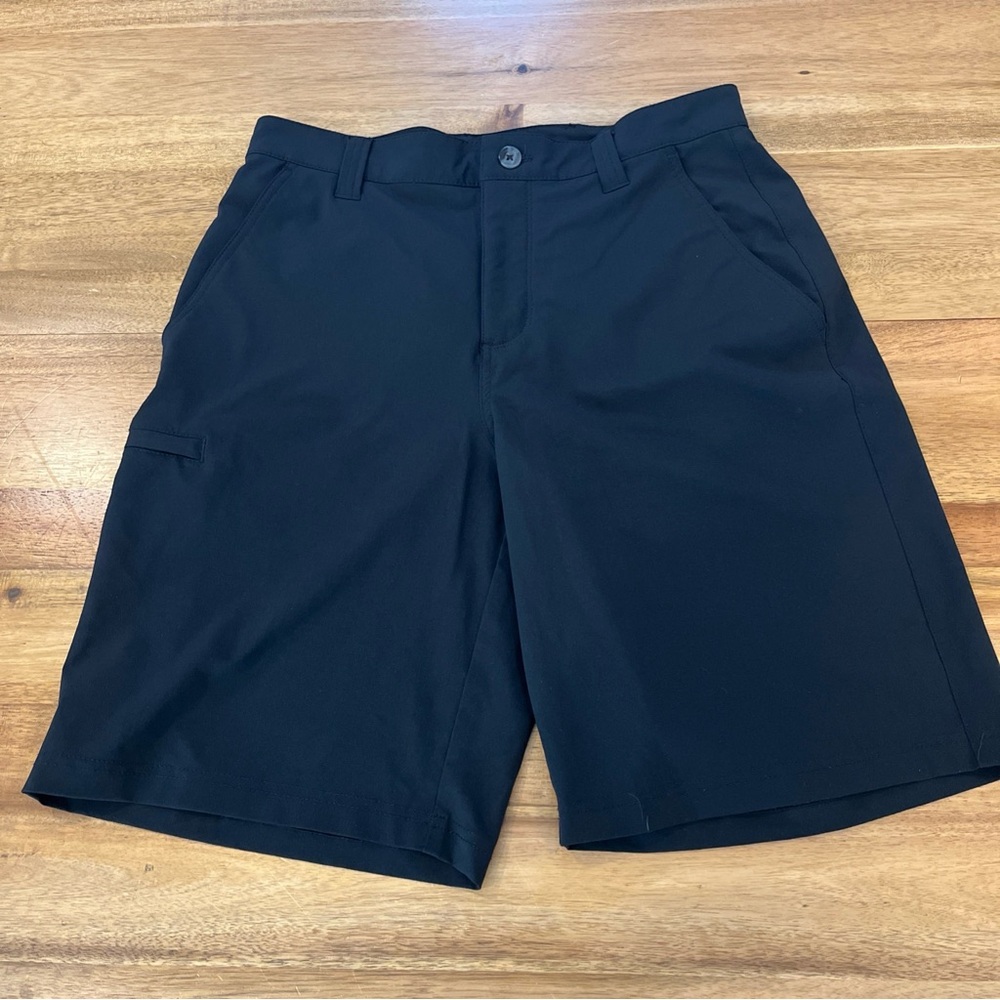 Columbia Men's W30 Black PFG Bermuda Shorts Outdoors Chino Hiking Hunting Gorp